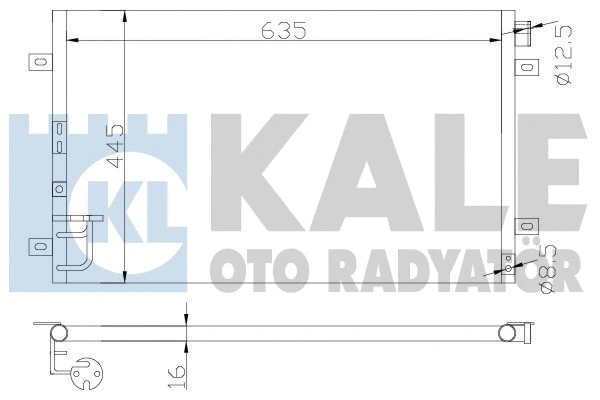 KALE OTO RADYATOR 343115