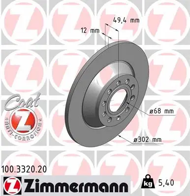 ZIMMERMANN 100332020