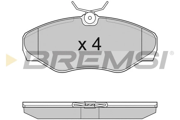 BREMSI BP3012