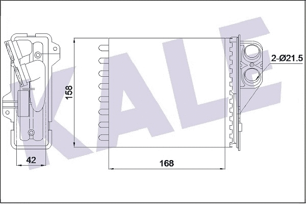 KALE OTO RADYATOR 346415