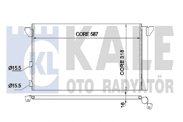 KALE OTO RADYATOR 345675