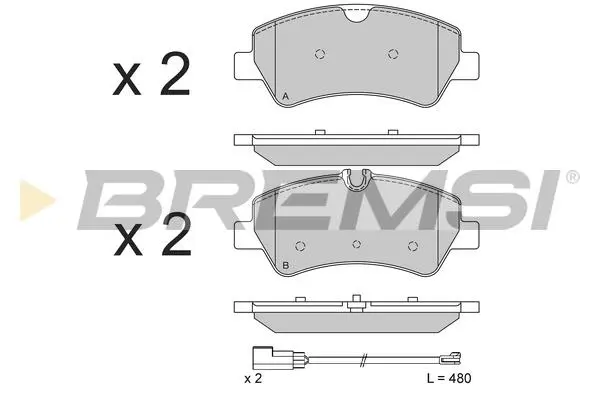 BREMSI BP3526
