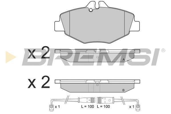 BREMSI BP3020