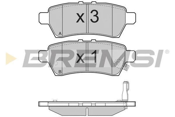 BREMSI BP3257