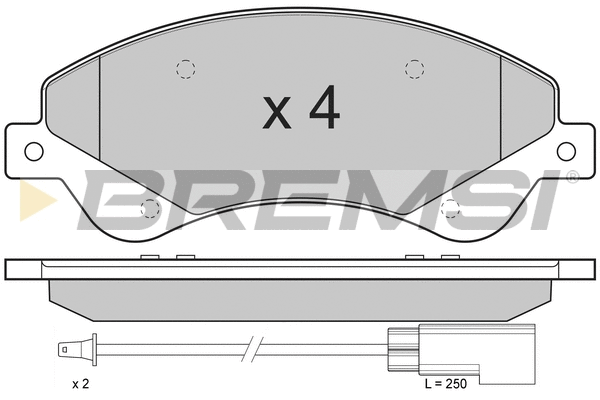 BREMSI BP3273