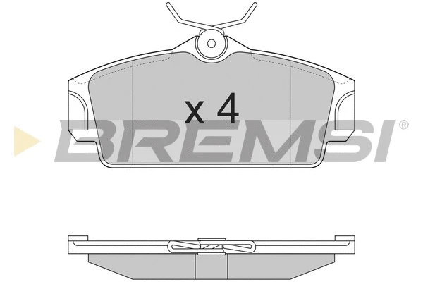 BREMSI BP2862