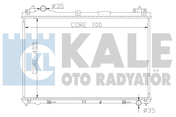 KALE OTO RADYATOR 365400