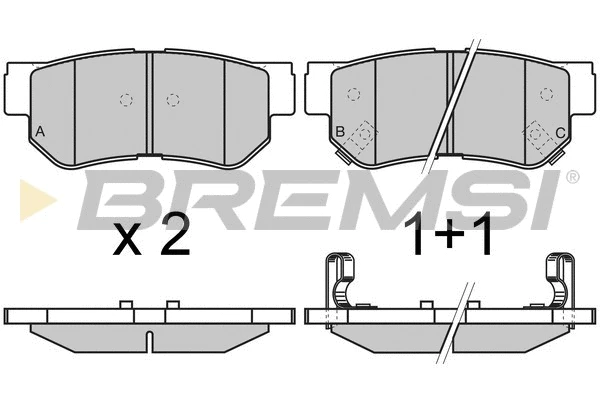 BREMSI BP2966