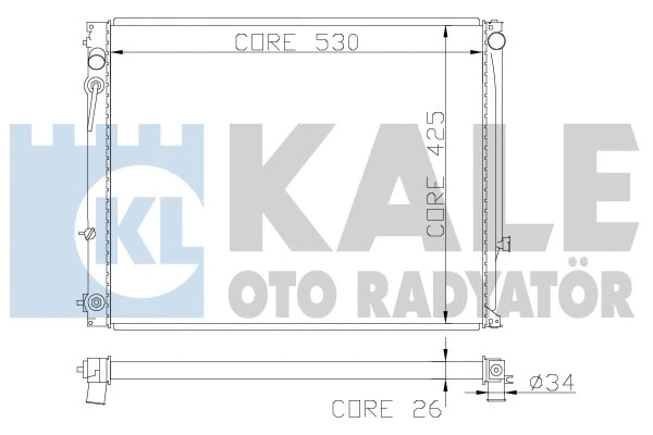 KALE OTO RADYATOR 363600