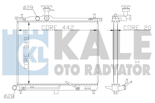 KALE OTO RADYATOR 341970