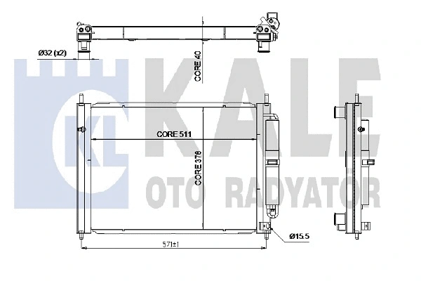 KALE OTO RADYATOR 342580