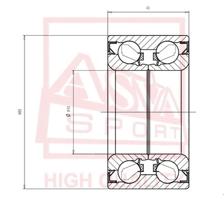 ASVA DAC40800040