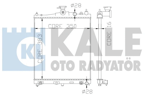 KALE OTO RADYATOR 363200