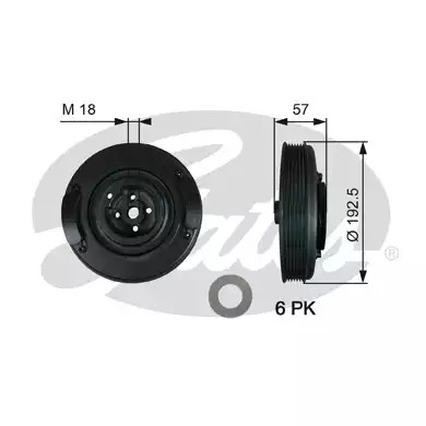 GATES TVD1033