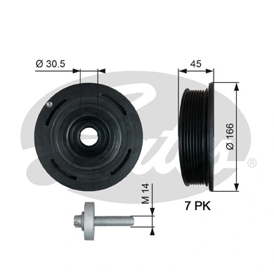 GATES TVD1054A