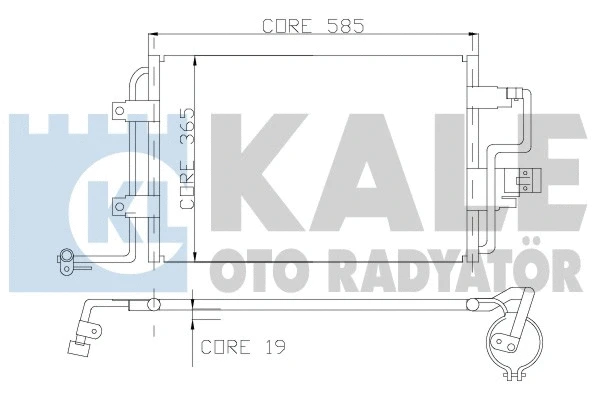 KALE OTO RADYATOR 390600