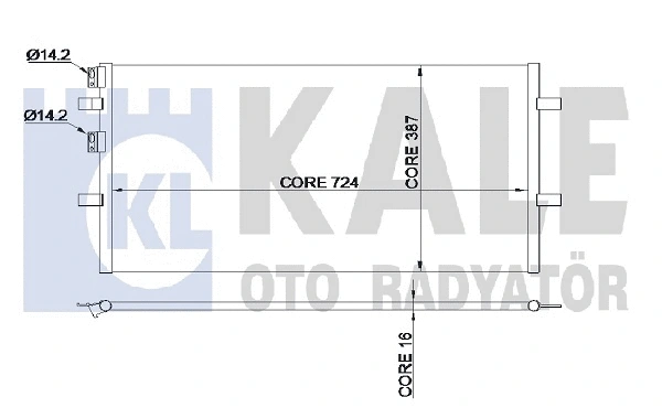 KALE OTO RADYATOR 345390