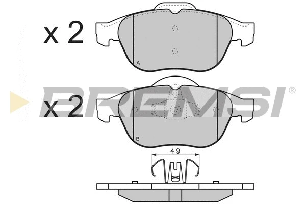 BREMSI BP3356