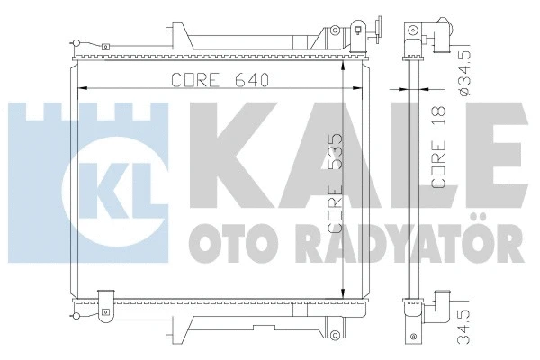 KALE OTO RADYATOR 370400