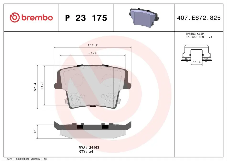 BREMBO P23175