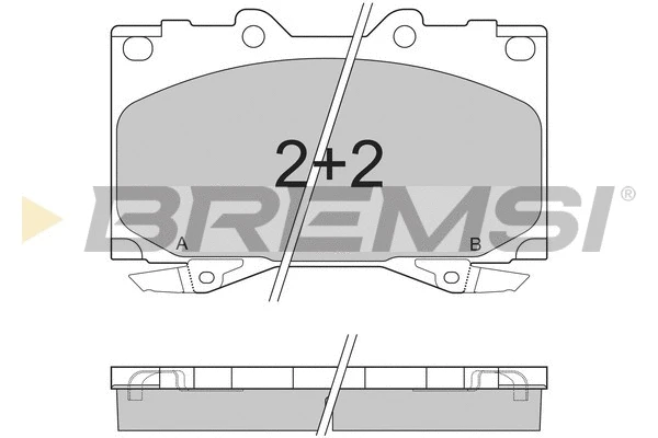 BREMSI BP2898