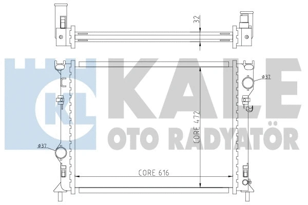 KALE OTO RADYATOR 341940