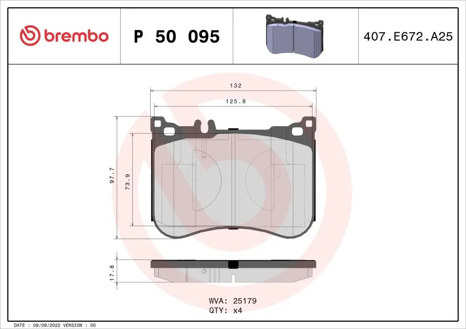 BREMBO P50095