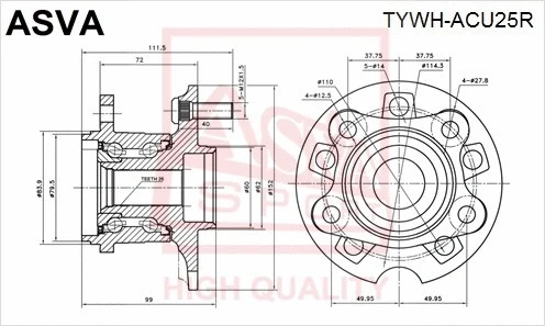 ASVA TYWHACU25R