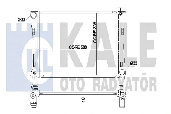 KALE OTO RADYATOR 349600