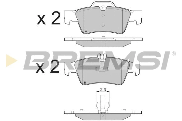 BREMSI BP3088