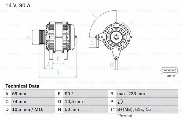 BOSCH 0986040390