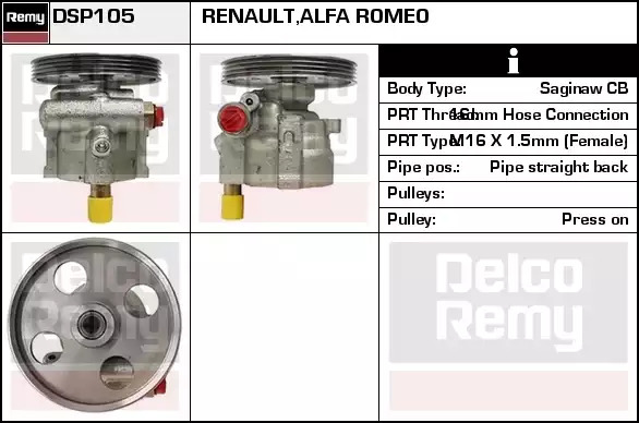 DELCO REMY DSP105