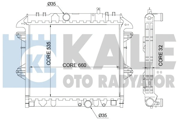KALE OTO RADYATOR 342335