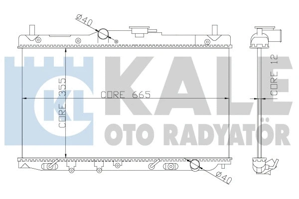 KALE OTO RADYATOR 357700