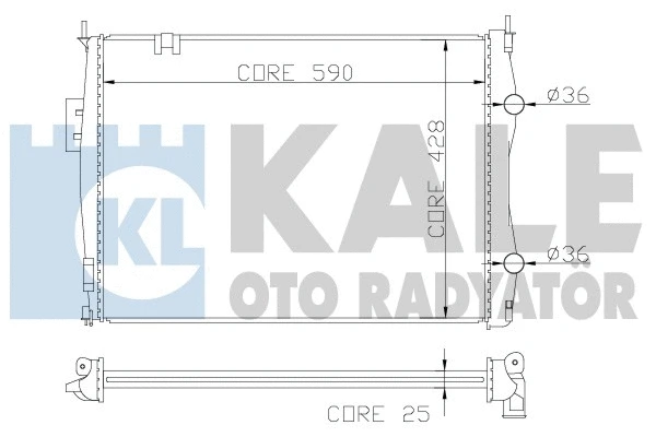 KALE OTO RADYATOR 342055