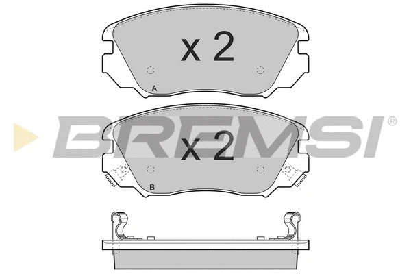 BREMSI BP3376