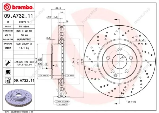 BREMBO 09A73211