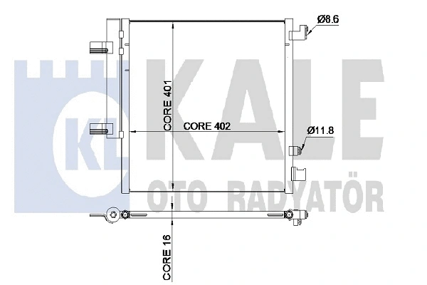 KALE OTO RADYATOR 342515