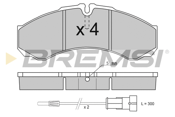 BREMSI BP2706