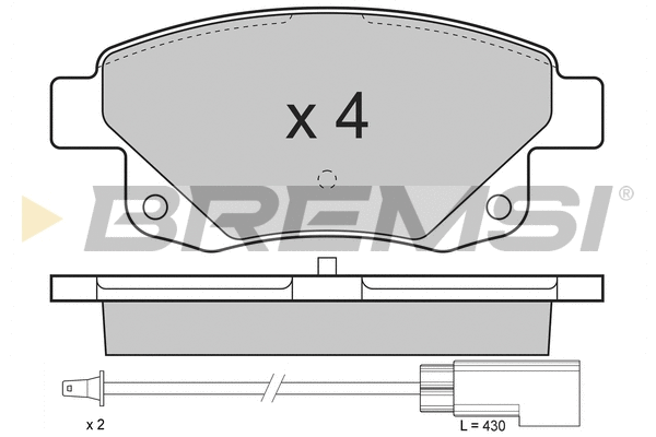 BREMSI BP3275