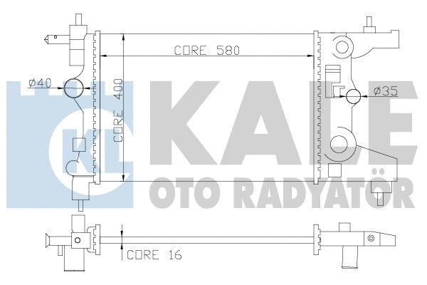 KALE OTO RADYATOR 355200