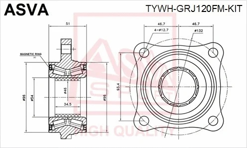 ASVA TYWHGRJ120FMKIT