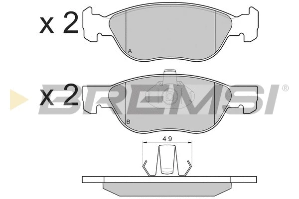 BREMSI BP3131