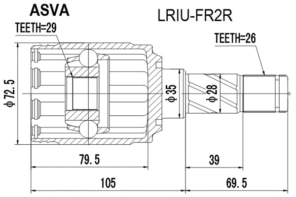 ASVA LRIUFR2R