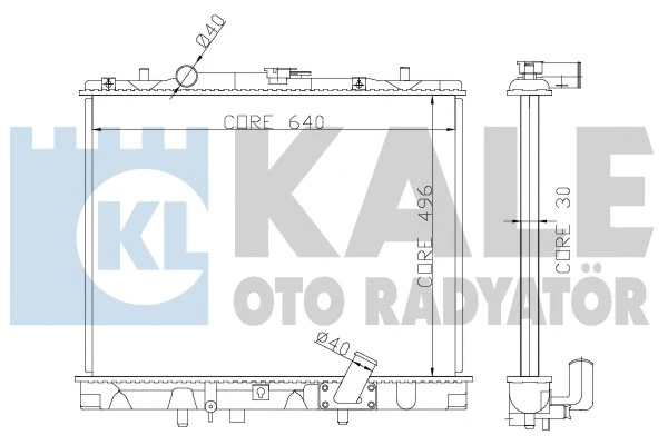 KALE OTO RADYATOR 362400