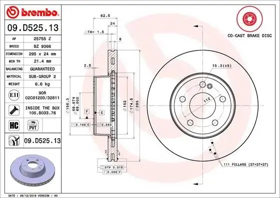 BREMBO 09D52513