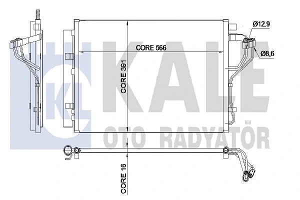 KALE OTO RADYATOR 342525