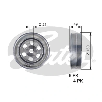 GATES TVD1086