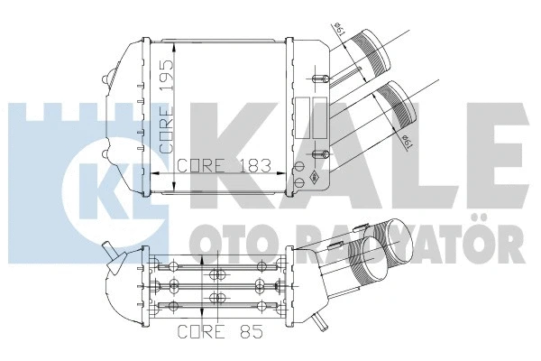 KALE OTO RADYATOR 126100