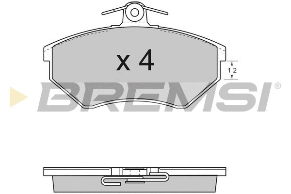 BREMSI BP2531